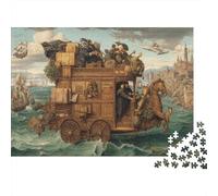 Tema della trasmissione dell'intelligenza Corriere che attraversa l'oceano 52x38cm/1000pcs Puzzle Adatto Per Adulti E Folla Dai 14 Anni in Su