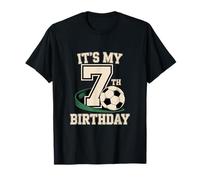 Tema di Calcio It's My 7th Birthday Boy Soccer Maglietta