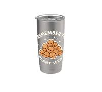 Tema di giardinaggio "Remember to Plant Seeds" carino Bicchiere termico in acciaio inox doppia parete