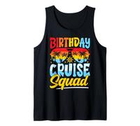 Tema di vacanza della squadra di crociera di compleanno Canotta