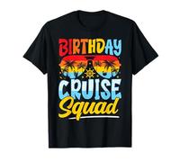Tema di vacanza della squadra di crociera di compleanno Maglietta