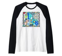 Tema Divertente e Colorato per la Quinta Elementare Maglia con Maniche Raglan