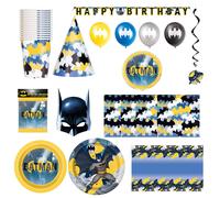 Tema Festa Piatti Banner Palloncini Bambini Compleanno Decorazione Supereroe Fun