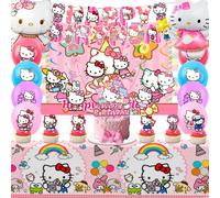 Tema Hello Kitty Festa ，Forniture per decorazioni per feste di compleanno