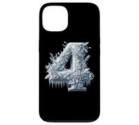 Tema invernale del paese delle meraviglie numero 4 ghiacciato Custodia per iPhone 13