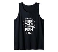 Tema Keep Calm and Fish On Relaxing Outdoors Canotta