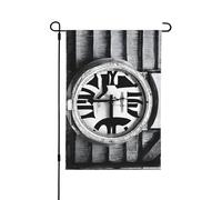 Tema musicale Chiave musicale Stampa Bandiera da giardino 28"x40" Doppia faccia, Bandiera stagionale di benvenuto per esterni per casa all'aperto Primavera Estate Bandiera autunnale Decorazione da gia