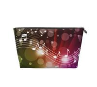 Tema musicale della nota musicale, Borsa da toilette Borsa per trucco Borsa per cosmetici Borsa da toilette da viaggio portatile