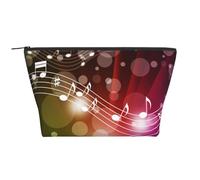 Tema musicale della nota musicale, Borsa da toilette Borsa per trucco Borsa per cosmetici Borsa da toilette da viaggio portatile