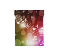 Tema musicale della nota musicale, Spremere il portafoglio superiore da donna Borsa portaoggetti Piccola portamonete Portamonete