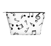 Tema musicale stampato, Borsa da toilette Borsa per trucco Borsa per cosmetici Borsa da toilette da viaggio portatile