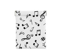 Tema musicale stampato, Spremere il portafoglio superiore da donna Borsa portaoggetti Piccola portamonete Portamonete