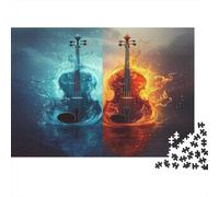 Tema Sinfonia 1000 pezzi puzzle per adulti paper puzzle educativo elementi fuoco acqua puzzle da parete 38x26cm/1000pcs