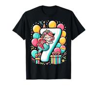 Tema sirena per bambini settimo compleanno Maglietta