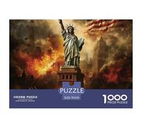 Tema Statua Puzzle 1000 Pezzi Gioco di Puzzle 1000 Pezzi Carta Scena di Disastro Urbana Relax Concentration Decorazione Regalo 70x50cm/1000pcs 70x50cm/1000pcs