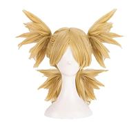 Temari Nara Cosplay Wig Golden Blonde Heat Resistant Synthetic Hair Wig + Wig Cap