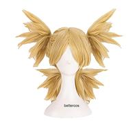 TEMARI Nara Cosplay Wig Wig Golden BIONDA Zonda Resistente al Calore Parrucca for Capelli Sintetici + Cappuccio Parrucca
