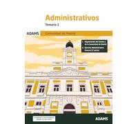 Temario 1 Administrativos de la Comunidad de Madrid. Turno libre