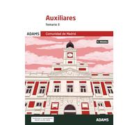Temario 3 Auxiliares Administrativos Comunidad de Madrid