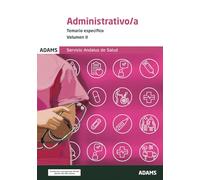 Temario específico II Administrativo-a del Servicio Andaluz de Salud