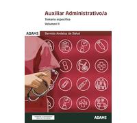 Temario específico II Auxiliar Administrativo-a del Servicio Andaluz de Salud
