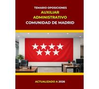 Temario oposiciones Auxiliar Administrativo Comunidad de Madrid: OEP 2026