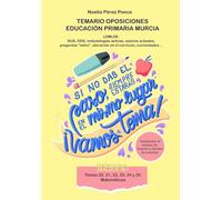 TEMARIO OPOSICIONES PRIMARIA MURCIA: Temas del 20 al 25