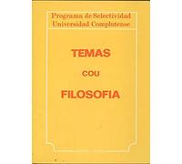 Temas COU filosofía: programa de selectividad, Universidad Complutense