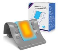 TEMASH Trazione cervicale, decompressione del collo per sollievo dal dolore al collo e tensione muscolare, dispositivi di trazione del collo per uso domestico, viola