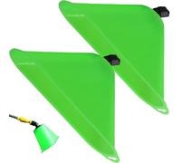 Temeemeg Copertura Antivento per spruzzatore da 2 Pezzi, Cappuccio Antivento per spruzzatore di Erbacce, Sostituzione ugello per Prato a ventaglio a Forma di Corno per Giardino Esterno..