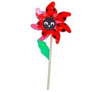 Temeemeg Mulini a in Legno Ape da Giardino Girandola per Bambini Girandole Giocattoli Ornamento colorato per Mulino a Accessorio per la Decorazione del Prato Rosso.