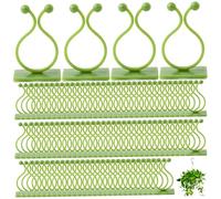 Temeemeg Plant Wall Clips 100Pcs - Strong Adhesive Support Plant Clips for Climbing Plants, No-Drill Invisible Hooks for Pothos, Indoor Decor, Cable Management.