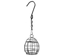 Temeemeg Suet Ball Feeder, Iron Hanging Bird Feeder with Chain Waterproof & Rust-Proof Birdfeeder for Garden Yard Outside.