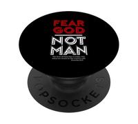 Temere Dio non l'uomo - Proverbi 29:25 PopSockets PopGrip Adesivo