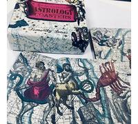 Temerity Jones Set 6 Astrologia Lamina Zodiac Sottobicchieri
