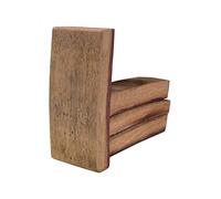 Temesso Piedistalli per Botti in Legno Set di 3 (Altezza 9 cm - 3 doghe)