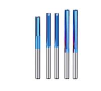 Temhyu 1PCS 3.175 Gambo Fresa Diritta 2 Flauto Fresa In Metallo Duro for Legno MDF Plastica Router di CNC Bit Strumento di Fresatura(3.175x3.175x25mm)