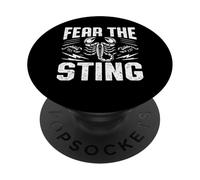 Temi lo scorpione pungente PopSockets PopGrip Adesivo
