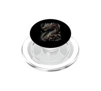 Temibile drago oscuro nella fantasia PopSockets PopGrip per MagSafe