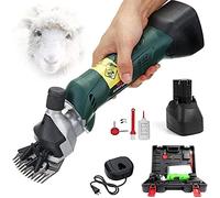 TEmkin Cesoia per Pecore, cesoia per Pecore elettrica Ricaricabile Professionale Senza spazzole da 200 W per la rasatura della Lana di Pecora, Capra, bovino, Animale Domestico da allevame