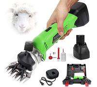 TEmkin Cesoia per Pecore, cesoia per Pecore elettrica Ricaricabile Professionale Senza spazzole da 200 W per la rasatura della Lana di Pecora, Capra, bovino, Animale Domestico da allevame