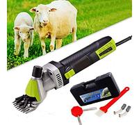 TEmkin Cesoie elettriche per Pecore 500w, Fader Elettrico in Lana ad Alta efficienza Sicuro e Pratico, ad Alta Potenza