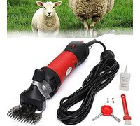 TEmkin Cesoie per Pecore elettriche, tosatrici per Pecore da 500 W con 6 velocità, cesoie per capre elettriche per la rasatura della Lana di Pecore, capre, bovini e Altri Animali da Allevamento
