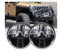 TEMKIN Faro LED 7 Pollici per Land Rover 90/110/Defender 7 Pollici Angel Eyes DRL Luci di Marcia Auto 12v Faro Principale (Misura: 002 2PCS)