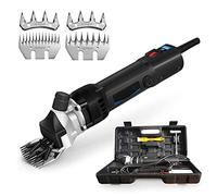 TEmkin Mini cesoie elettriche per Pecore da 750 W, cesoie elettriche per Lana per Uso Domestico, cesoia Portatile con Regolazione a 6 velocità per Alpaca, Capra, Cammello, Cavallo