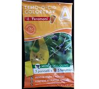 ADAMA TEMO-O-CID COLORTRAP PLUS MOSCA DELL'OLIVO 3 PANNELLI + 3 FEROMONI 40X25