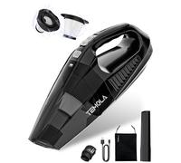 TEMOLA Aspirapolvere a mano senza fili, aspirapolvere per auto ad alta potenza ricaricabile con filtro HEPA, Aspirapolvere per auto Accessori per la pulizia degli interni Kit di dettaglio essenziali