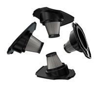 TEMOLA Filtro HEPA in Acciaio Inox da 4 Pezzi, per Aspirapolvere per Auto TS15 e TS15BS, Filtro HEPA in Acciaio Inox Lavabile e Riutilizzabile, per Aspirapolvere Portatile 4 Pack