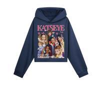 Temolie KATSEYE Merch Ragazze Hip Hop Stile Breve Felpa Con Cappuccio Bambini Manica Lunga Pullover Top Felpa MANON SOPHIA DANIELA Musica Abbigliamento Casual