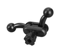 TEMOOUES Asta di estensione del braccio di montaggio a doppia sfera da 17 mm con angoli regolabili per supporto del telefono dell'automobile e supporto di navigazione supporto per telefono per moto